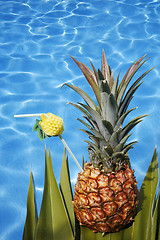 Image showing Pineapple cocktail