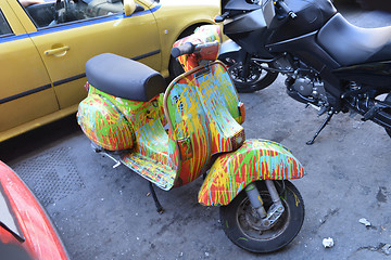 Image showing Painted Scooter