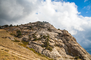 Image showing mountains and clouds