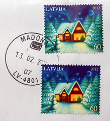 Image showing Mail stamp