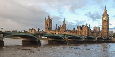 Image showing Westminster Bridge