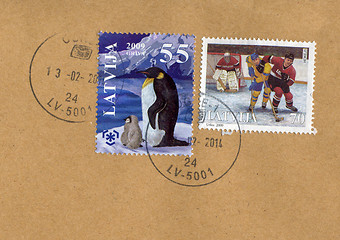 Image showing Mail stamp