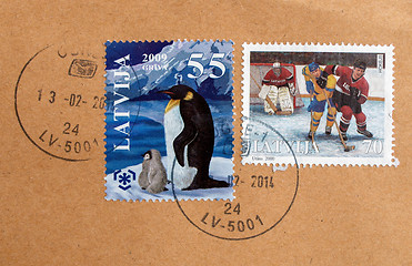 Image showing Mail stamp