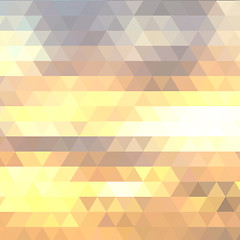 Image showing Vector abstract background of the triangle