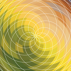 Image showing Vector spiral background