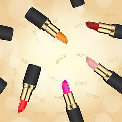 Image showing lipstick texture seamless