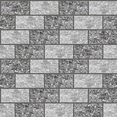 Image showing seamless texture brick stone wall