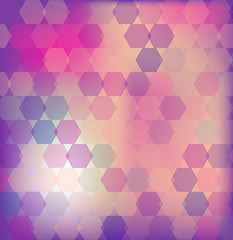 Image showing Abstract background of the hexagons