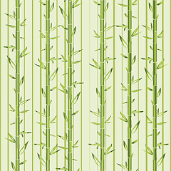 Image showing green bamboo with stripe