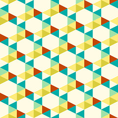 Image showing seamless pattern of triangle
