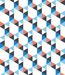 Image showing seamless pattern of triangles