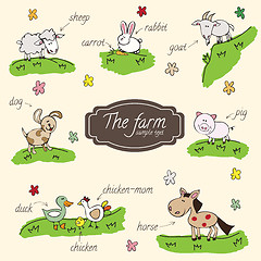 Image showing farm animals