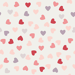 Image showing the pattern of hearts to Valentine