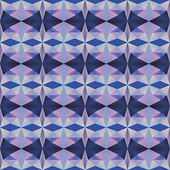 Image showing Seamless texture background of  triangles