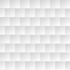 Image showing white seamless geometric pattern with rectangle