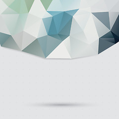 Image showing Triangle pattern background