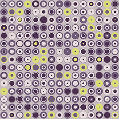 Image showing seamless texture of circles and dots