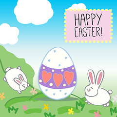 Image showing Easter greeting card