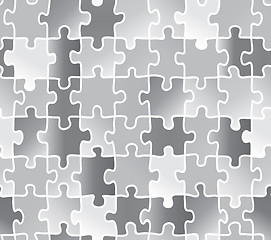 Image showing abstract texture puzzle. silver gray color.