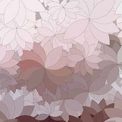 Image showing background of the abstract flowers and petal