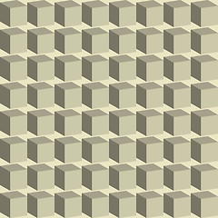 Image showing Geometric abstract background of cubes