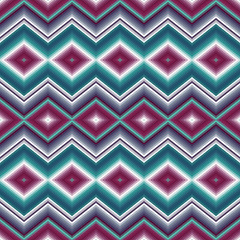 Image showing seamless ethnic ornament  Zigzag