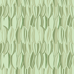Image showing Seamless abstract green texture