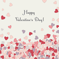 Image showing greeting card  Valentine's day