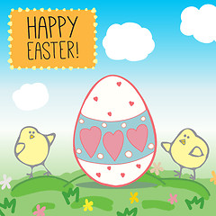 Image showing Easter greeting card