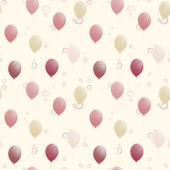 Image showing balloons seamless texture