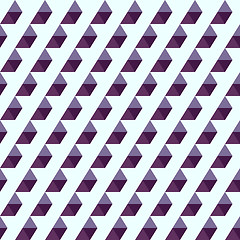 Image showing seamless pattern of purple triangles