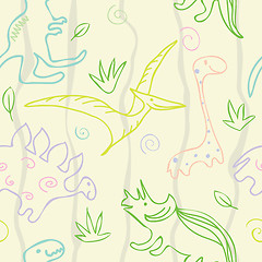 Image showing dinosaur pattern