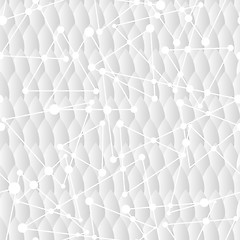 Image showing white geometric pattern with triangle