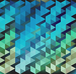 Image showing abstract background triangles