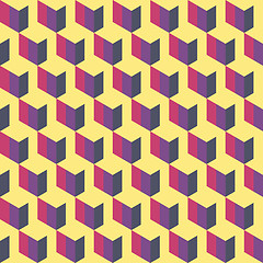 Image showing pink, purple, yellow  graphic pattern