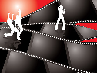 Image showing film background dance