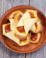 Image showing Cookies with Jam Wrapped