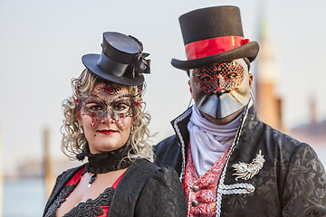 Image showing Venetian Couple