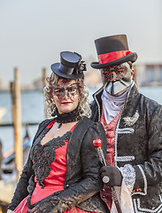 Image showing Venetian Couple