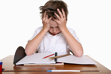 Image showing Child with learning difficulties