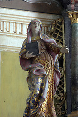 Image showing Statue of saint