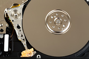 Image showing uncovered 2,5 inch notebook hard drive