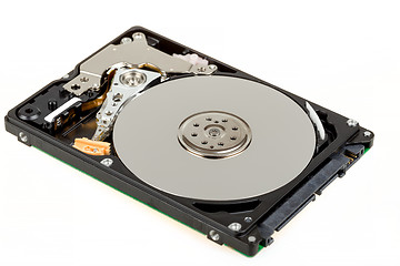 Image showing uncovered 2,5 inch notebook hard drive