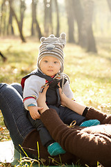 Image showing Baby Outdoors