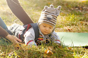 Image showing Baby Outdoors