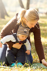 Image showing Baby Outdoors