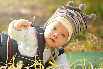 Image showing Baby Outdoors