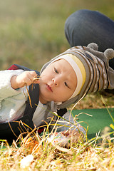 Image showing Baby Outdoors