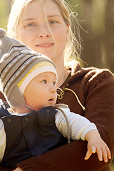 Image showing Baby Outdoors