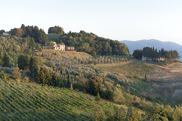 Image showing Evening in Tuscany